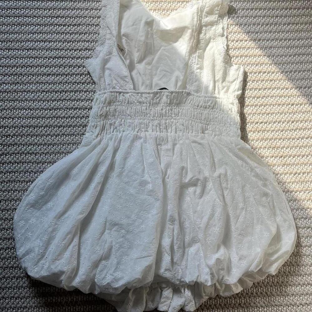 Princess Polly Vittoria Bubble Hem Mini Dress White - Picture 5 of 6